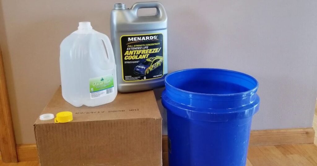 can u mix antifreeze