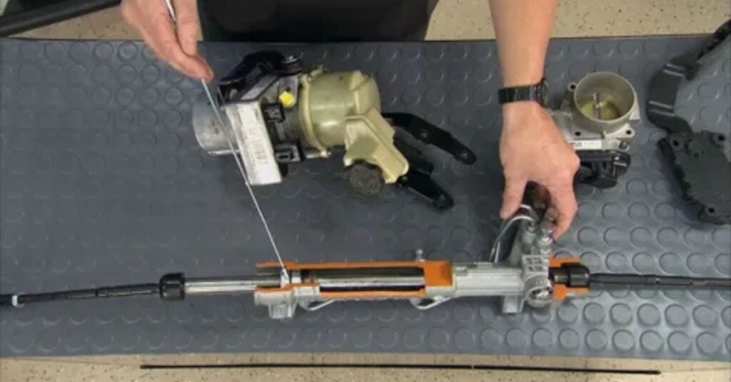 leak in steering rack