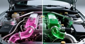 pink vs green coolant