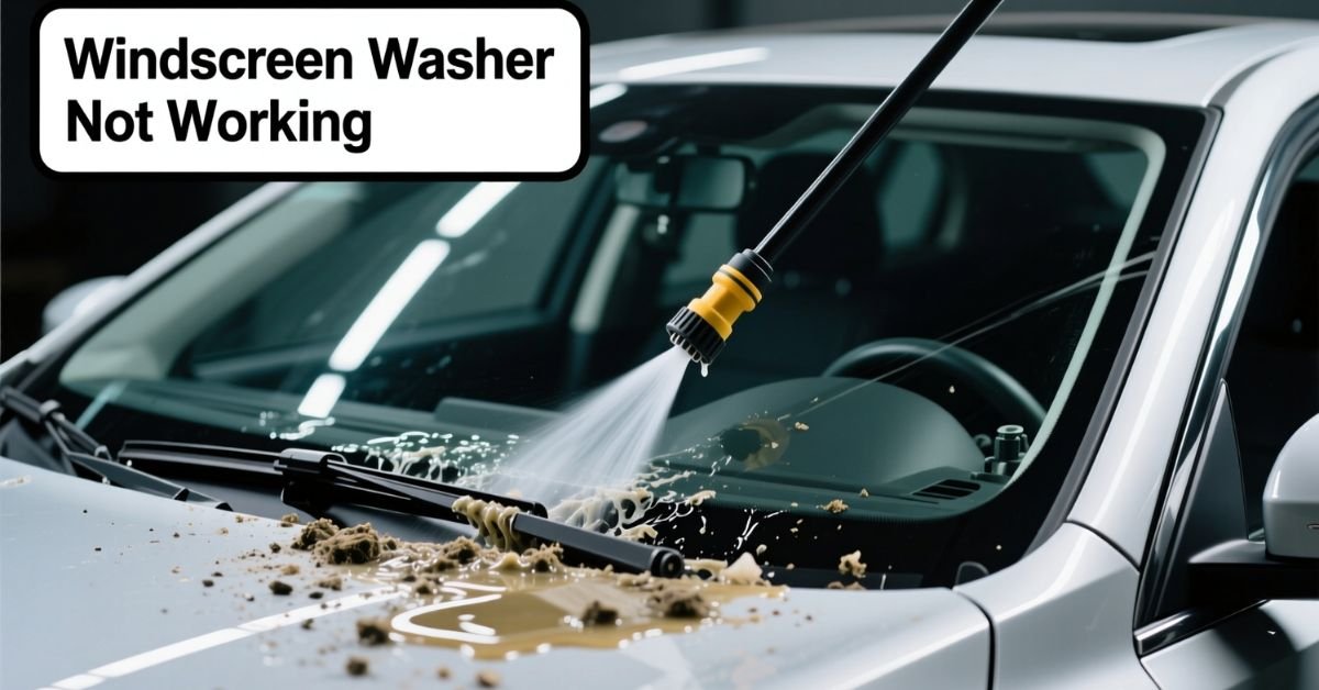 windscreen washer not working