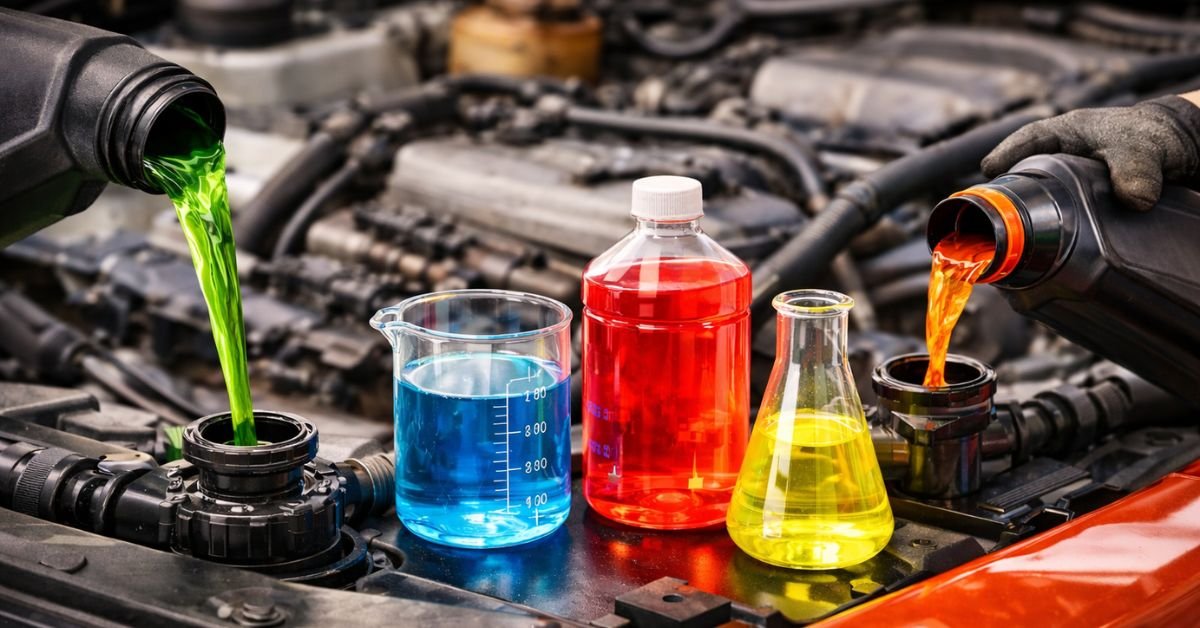 color of coolant fluid