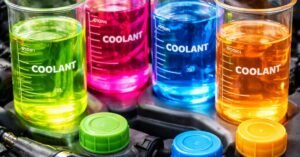 color of car coolant