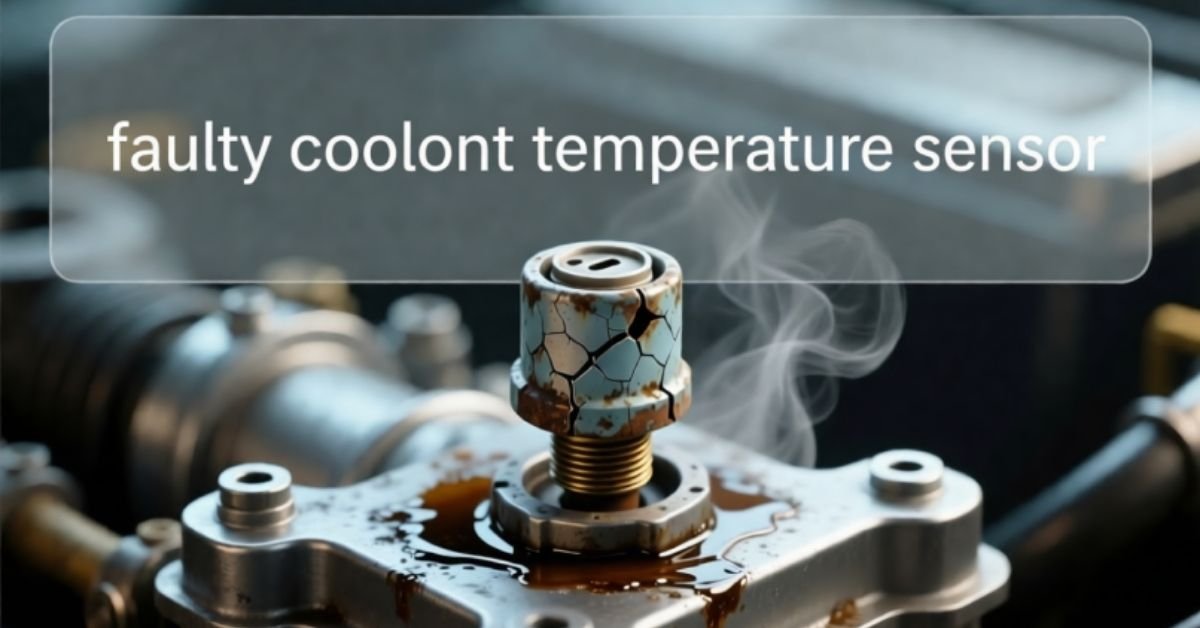 faulty coolant temperature sensor