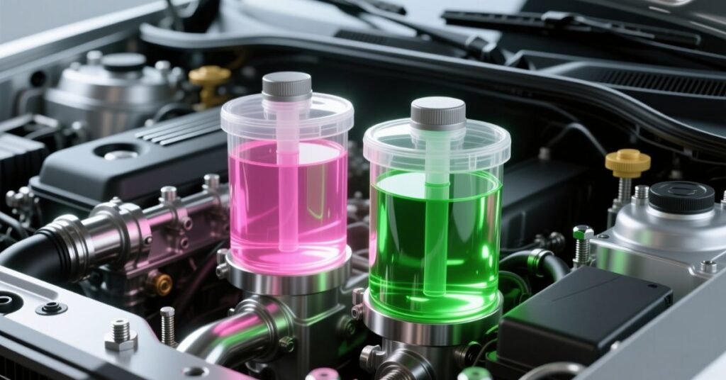 pink vs green coolant