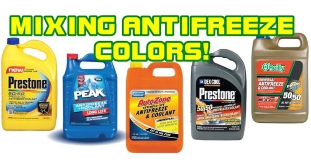 does antifreeze color matter