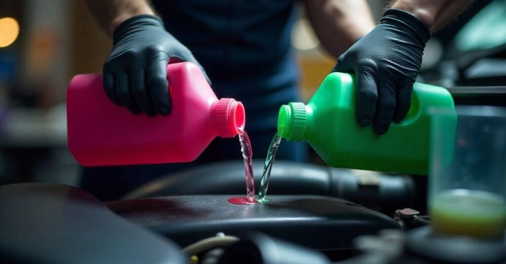 how to mix coolant