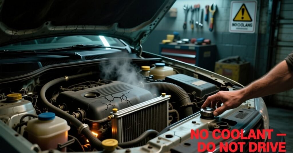 car with no coolant