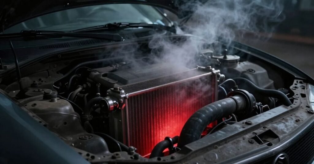 no coolant in radiator