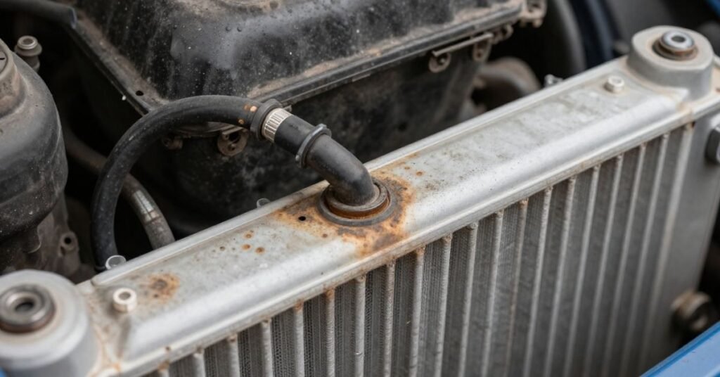 no coolant in radiator