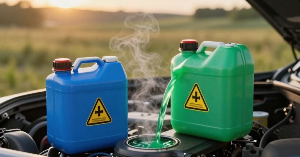 blue antifreeze vs green