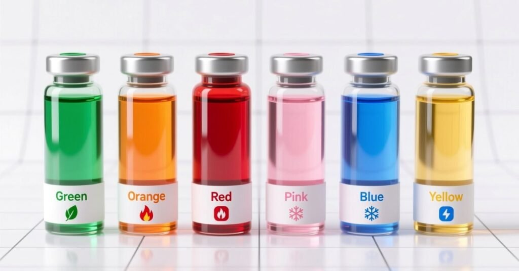 color of coolant fluid