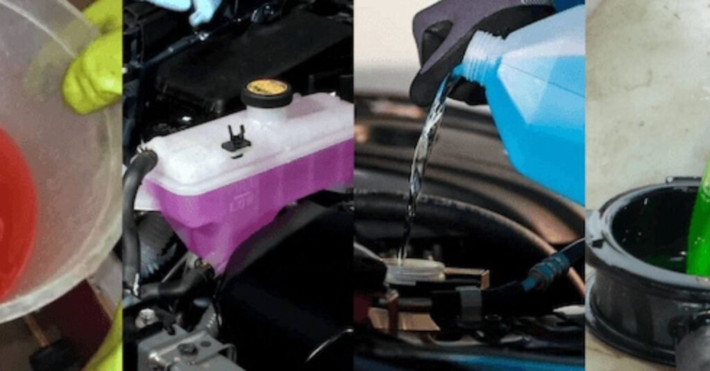 color of coolant fluid