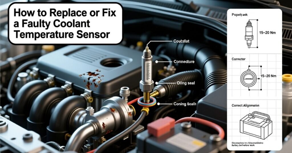 engine temp sensor symptoms