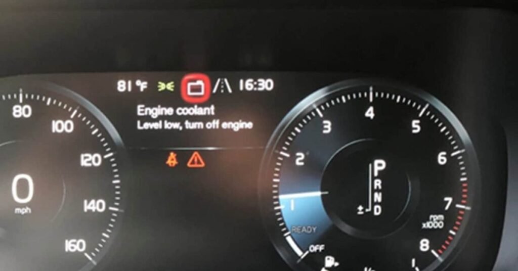 coolant level is low