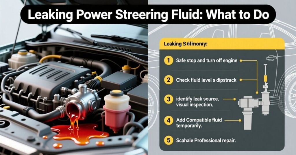 Leaking Power Steering Fluid