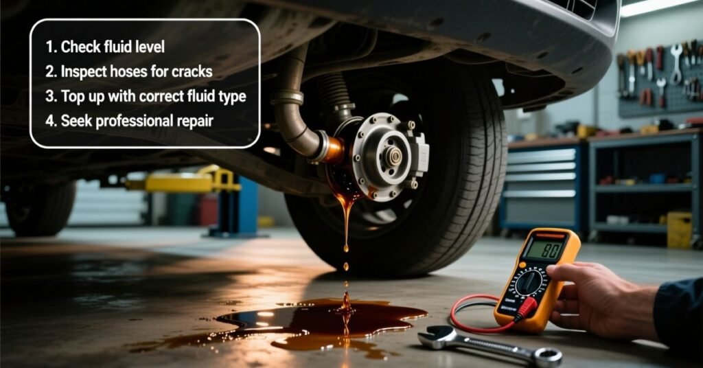 Leaking Power Steering Fluid