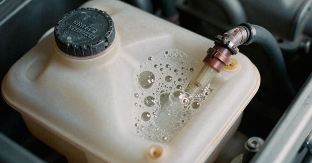bubbles in radiator coolant