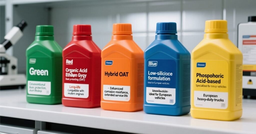 Color of Engine Coolant