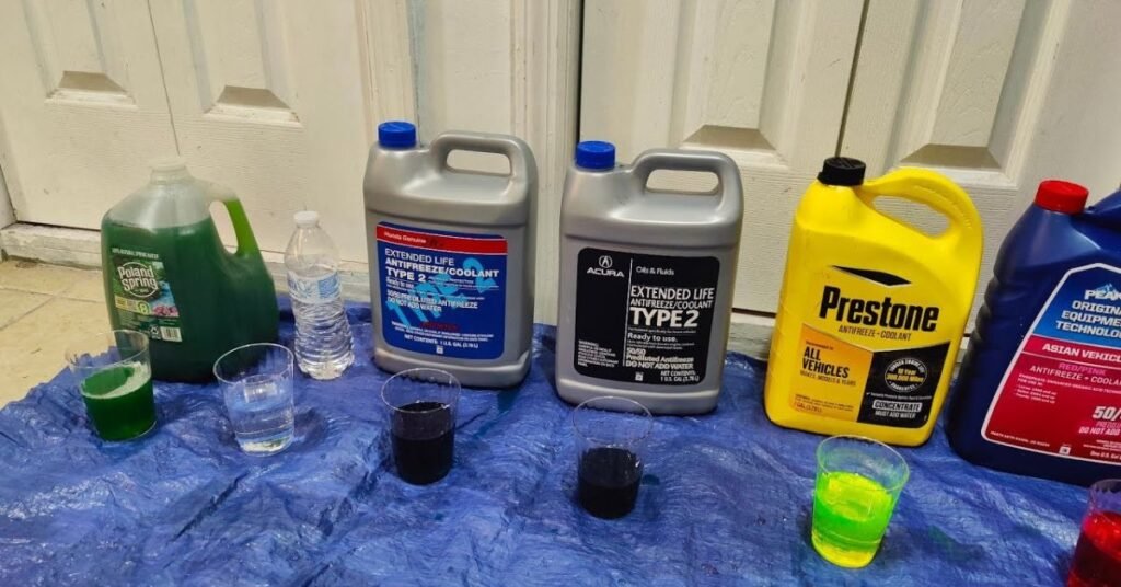Color of Engine Coolant