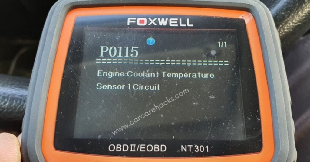 engine temperature sensor symptoms