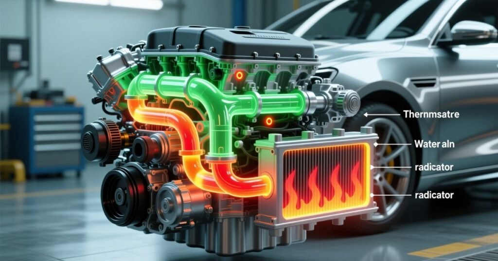 adding coolant to car