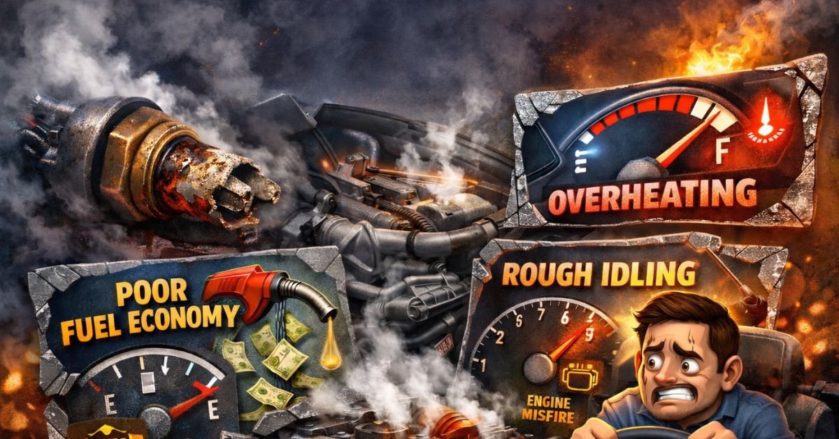 coolant sensor bad symptoms