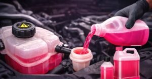 is engine coolant pink