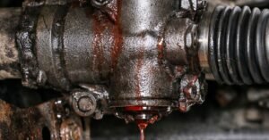 power steering gear leak