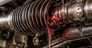 leak in steering rack