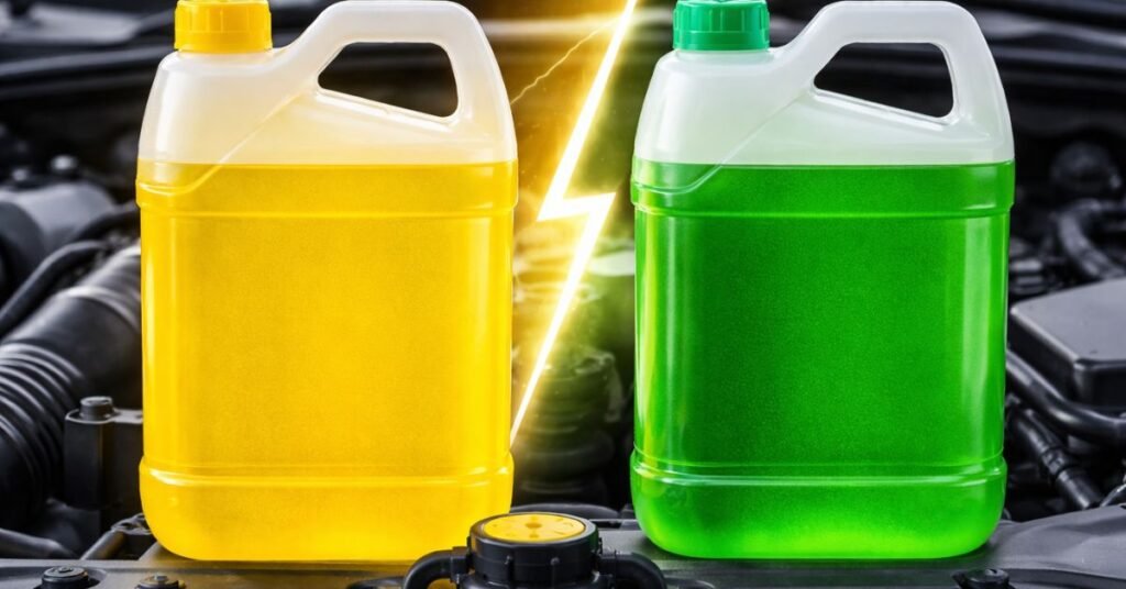 yellow vs green antifreeze