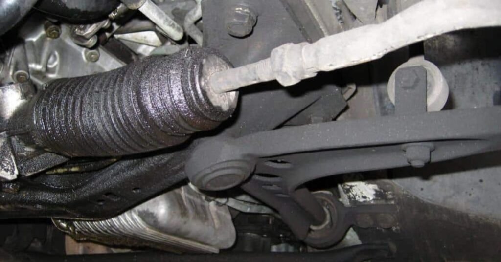 leak in steering rack