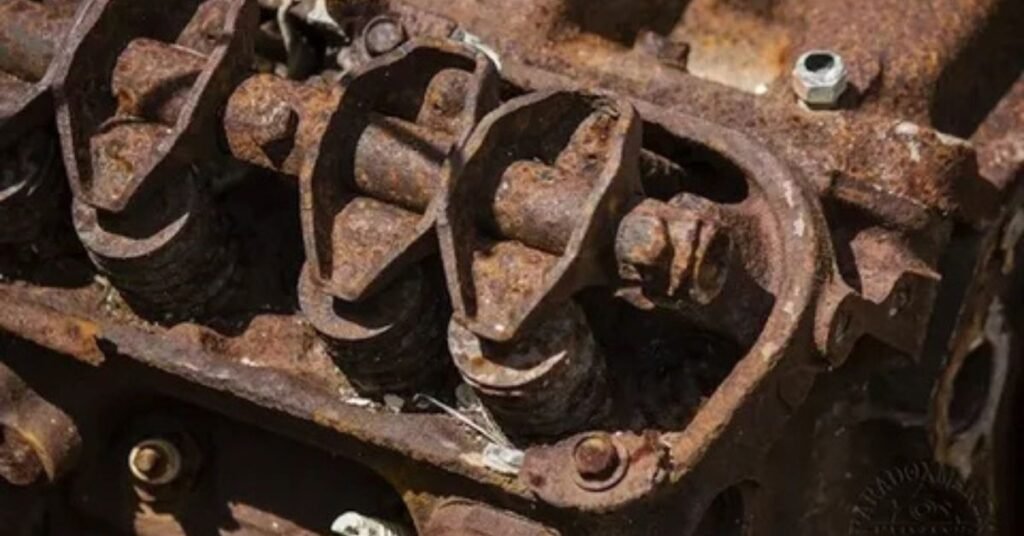 rust on car engine