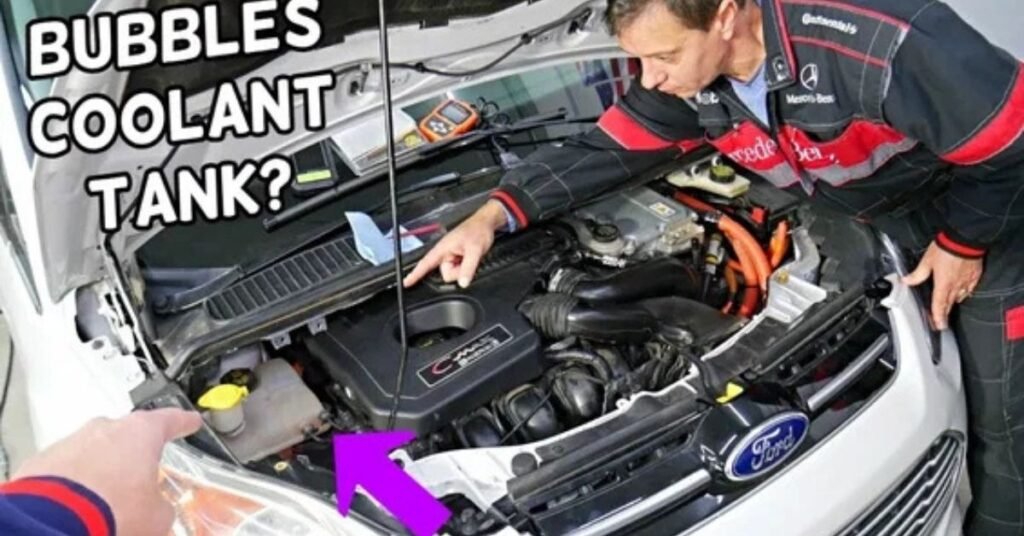 bubbles in coolant tank