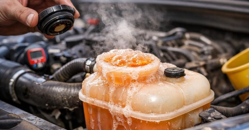 Coolant Overflow tank Bubbling
