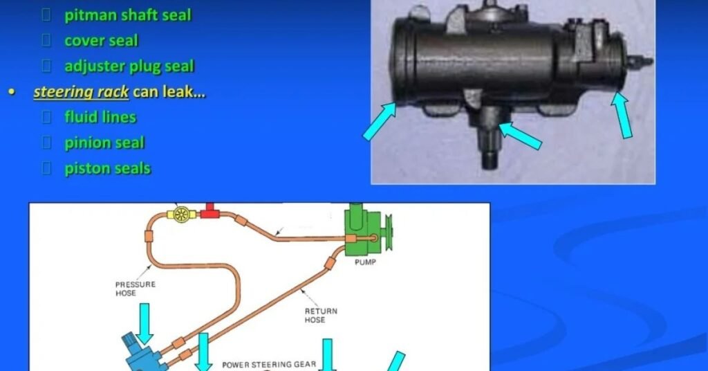 power steering gear leak