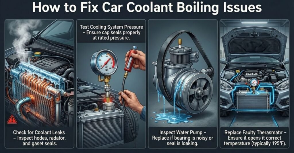 car coolant is boiling