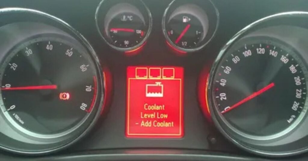 driving with low coolant