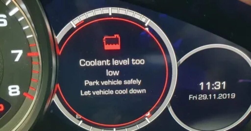 driving with low coolant