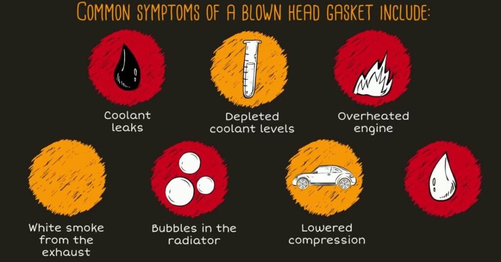 blown head gasket pictures