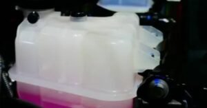 coolant reserve tank bubbling