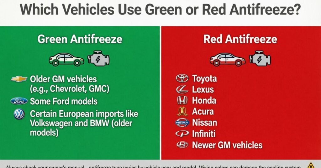 green antifreeze vs red