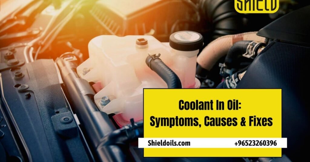 coolant in oil color