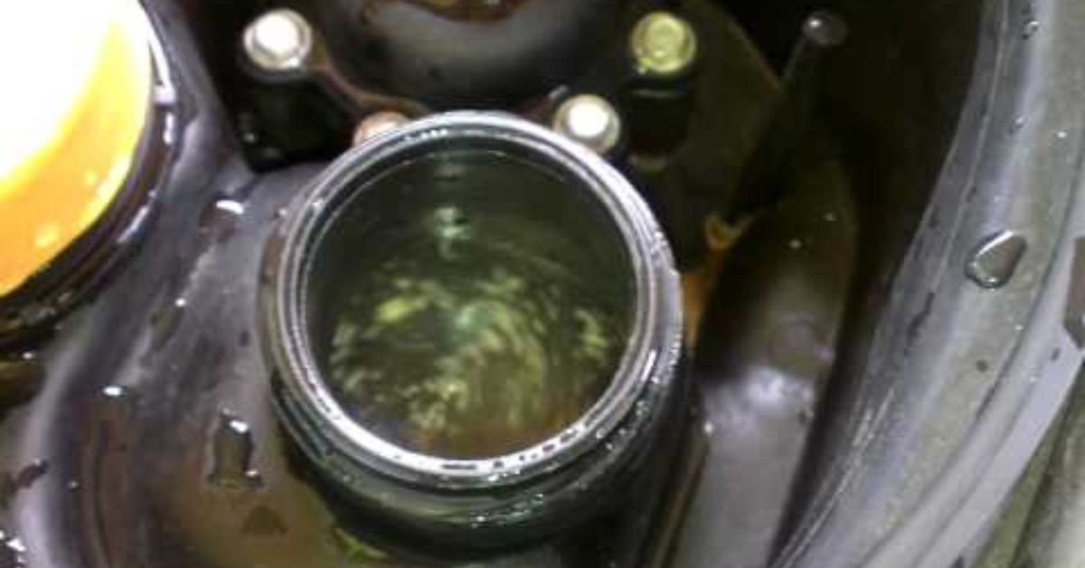 coolant in oil color