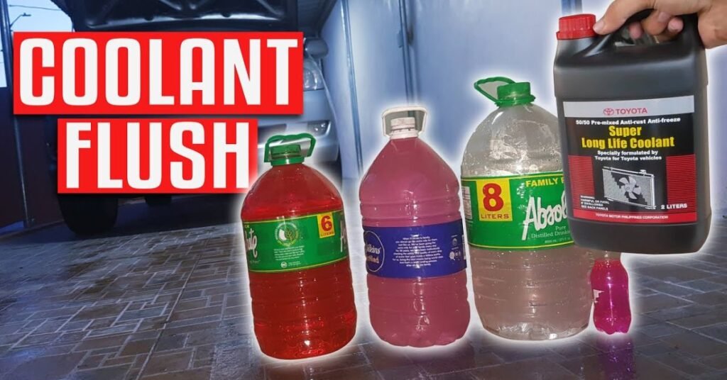 when to flush coolant