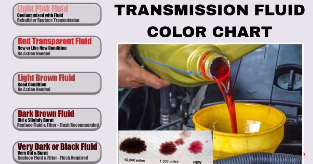 transmission fluid leak color