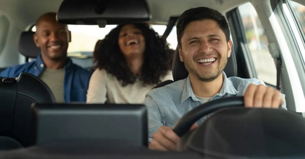 passengers in the car