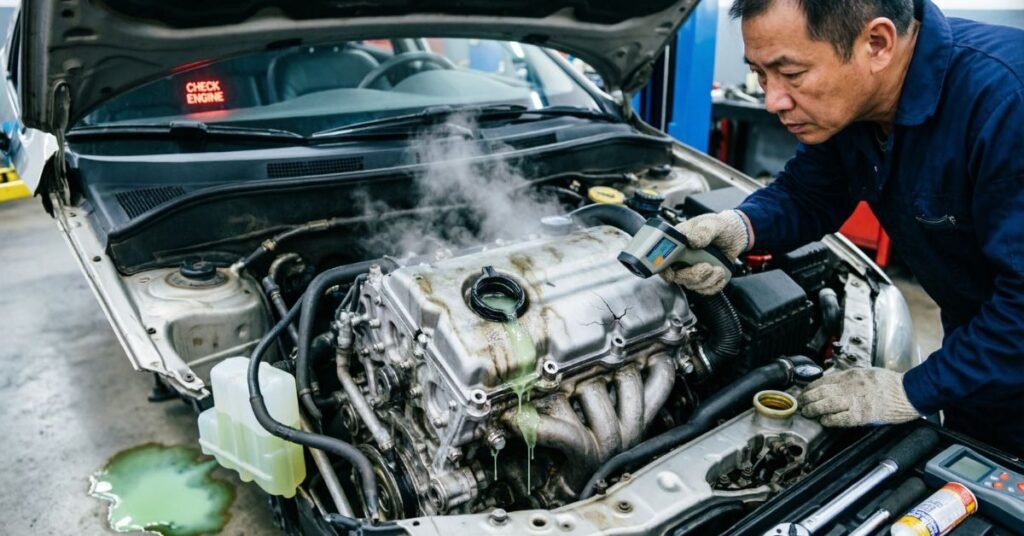 blown head gasket pictures