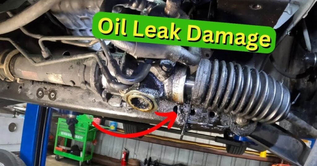 steering rack oil leak