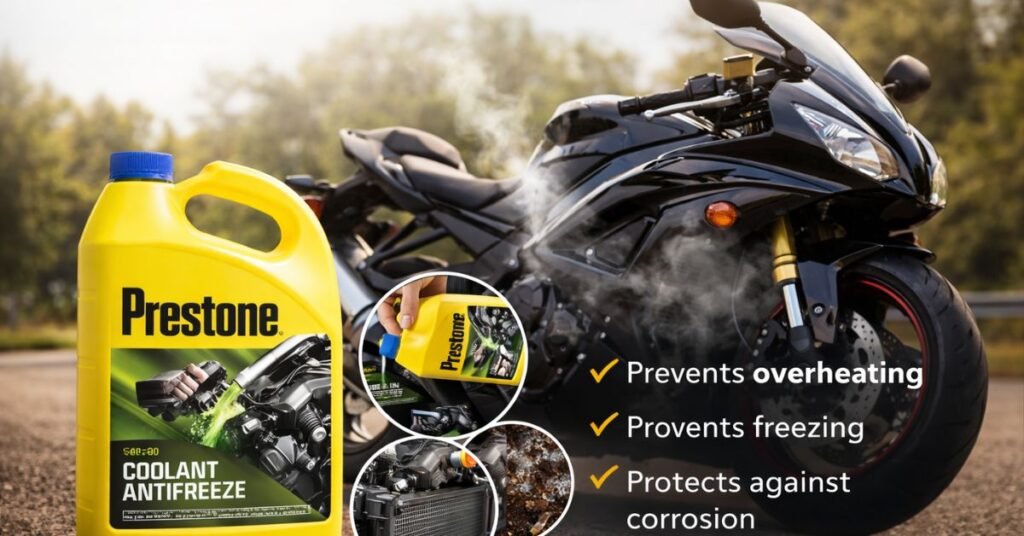 prestone coolant for motorcycle