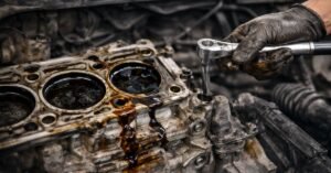 oil from head gasket